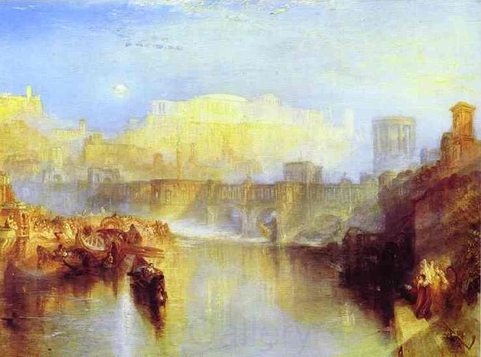 J.M.W. Turner Ancient Rome; Agrippina Landing with the Ashes of Germanicus Spain oil painting art